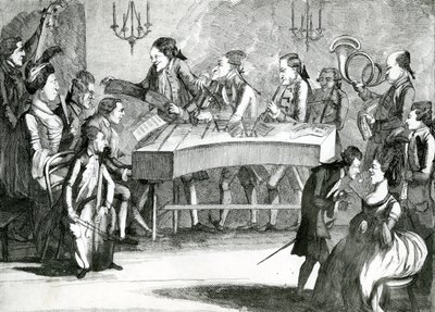Ein Sonntagskonzert, 1782 von Charles Loraine Smith